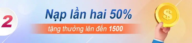 Zhav373 Nạp tiền lên 2 nhận thưởng lên đến 1500k